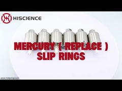 1 Circuitos 20A Anillos deslizantes industriales de mercurio con carcasa de acero inoxidable